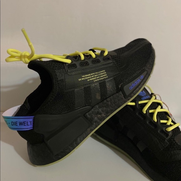 adidas | Shoes | Adidas Nmdr V2 Core Blackpulse Yellowsonic Gw621 Sz 55 Us  | Poshmark